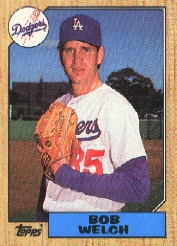 1987 Topps Baseball Cards      328     Bob Welch